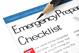 emergency checklist